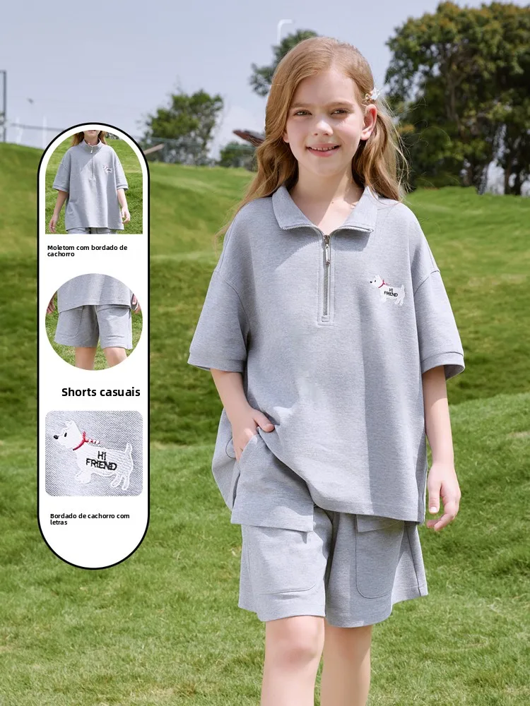 girls'-sportswear-hoodie-set-trendy-casual-cotton-polyester-blend-comfortable-breathable-daily-wear-for-teenage-girls