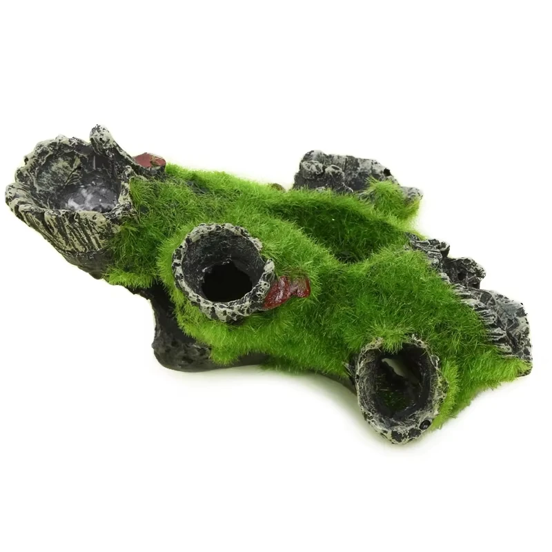 Resin Breeding Hiding Cave Simulation Shrimp Cave House Decorative Props Tree House Shelter Crafts Arts for Aquarium Landscaping image 5