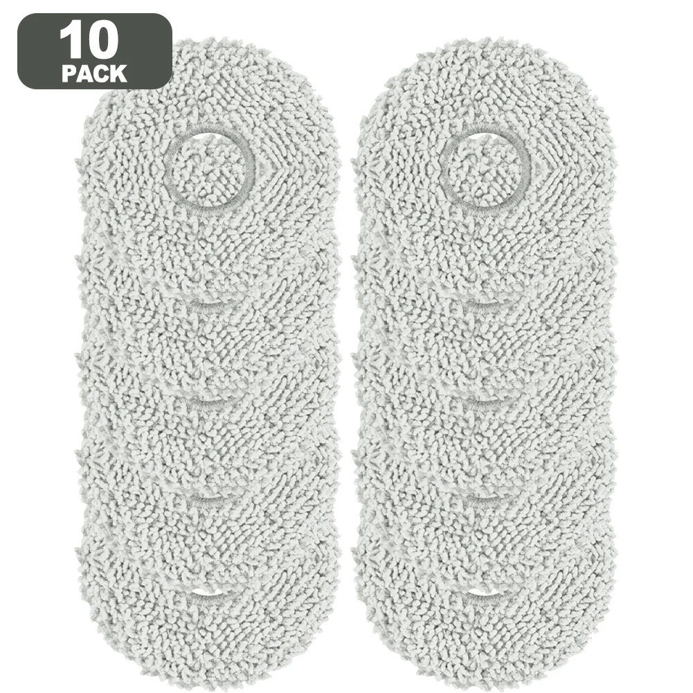 Chiffons de vadrouille pour aspirateur Robot Eureka J15 Max Ultra auto-vidant, Kit de pièces de rechange en microfibre, 4/10 pièces