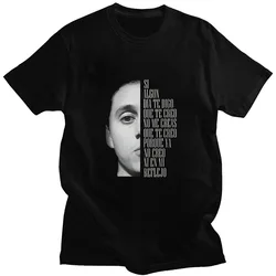 Canserbero T Shirt Graphic Printing Comfortable Tee-Shirt for Women/Men Gothic Round Neck Tshirts Summer Retro Tops