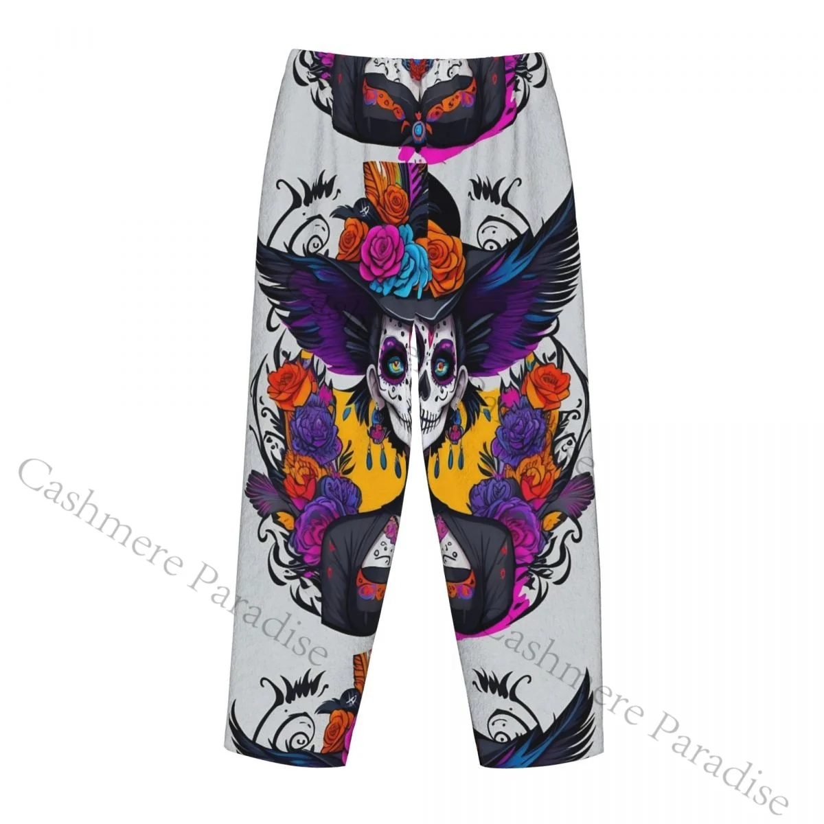 المكسيكي كاترينا فتاة يوم الموتى السكر الجمجمة دافئ الفانيلا بنطلون بيجاما للنساء النوم قيعان المنزل المتسكعون