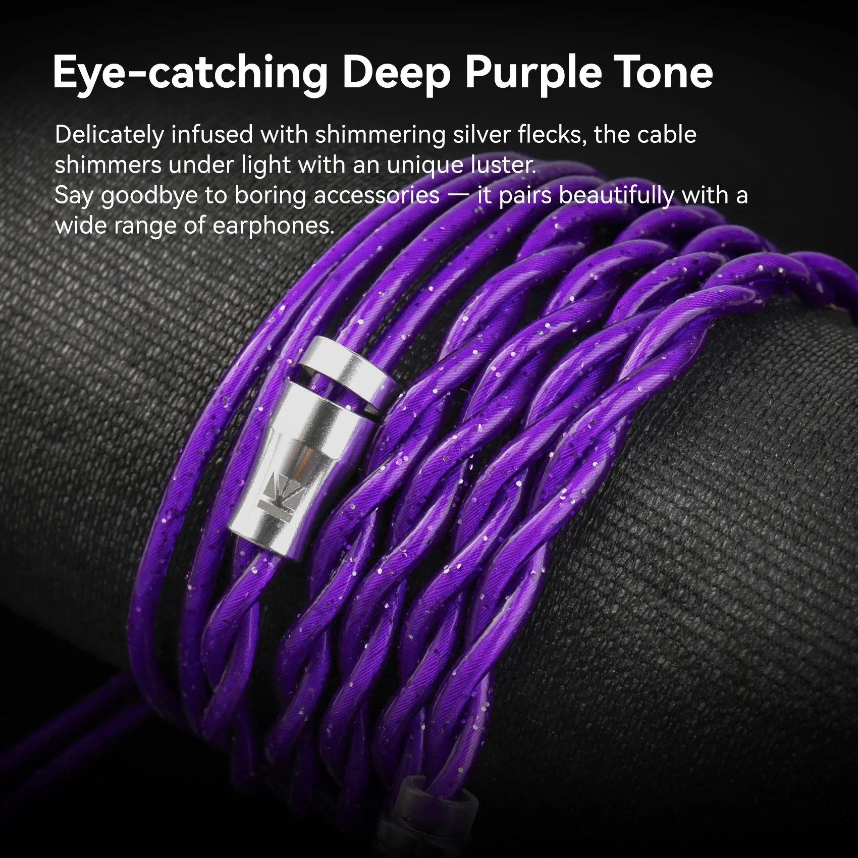 

KBEAR ZiXiao iem cable 2core Hybrid Braided Structure Earphone Upgraded Cable 2pin/QDC/MMCX Replacement headphone headset cable