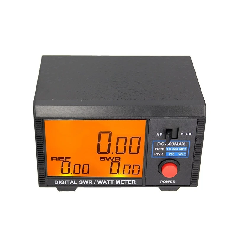 DG-503MAX Digital Analog Short Wave UV Power Meter Standing Wave Meter 1.6-60 125-525MHz
