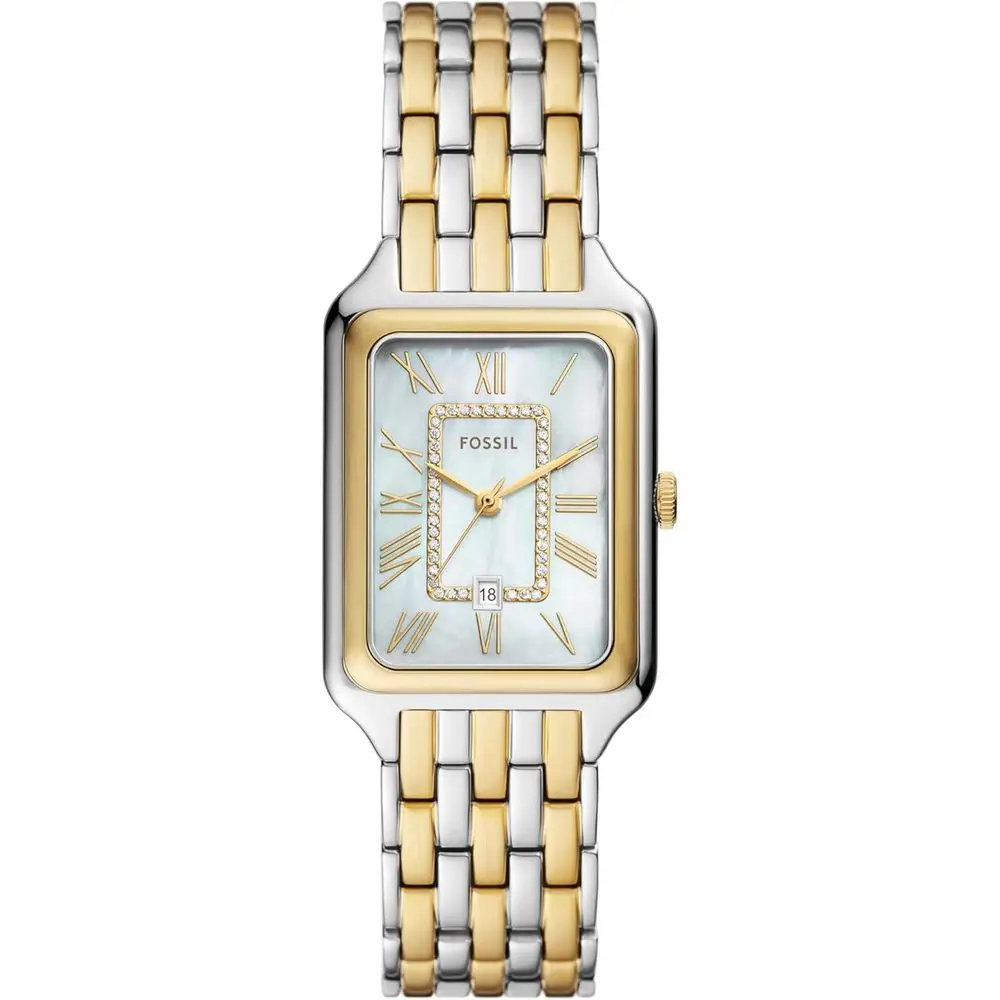 

Женские кварцевые часы Ossil Raquel из нержавеющей стали с тремя стрелками