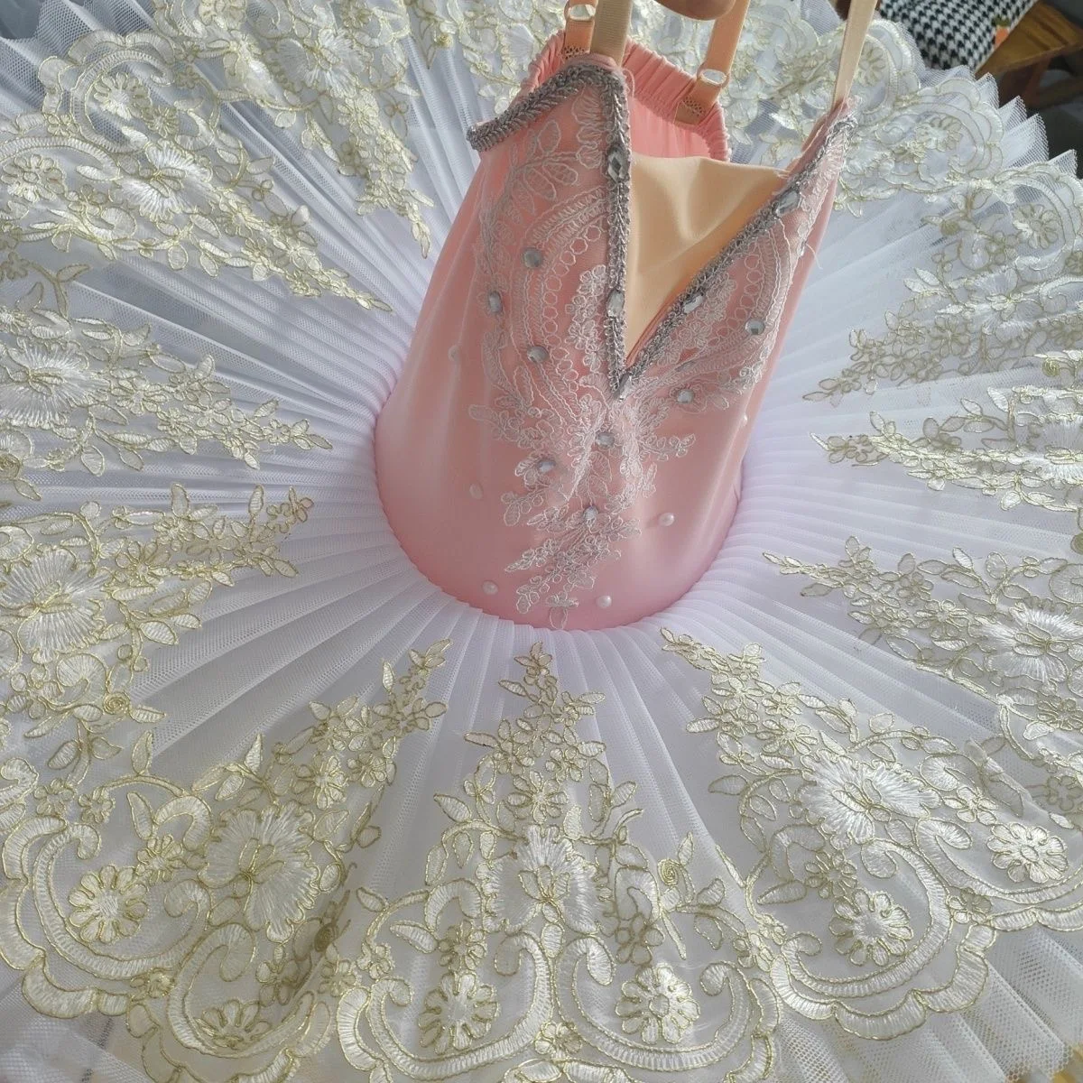 

Professional Ballet Tutus Swan Lake Ballet Dress Dance Clothes Pancake Ballerina Figure Skating Dress