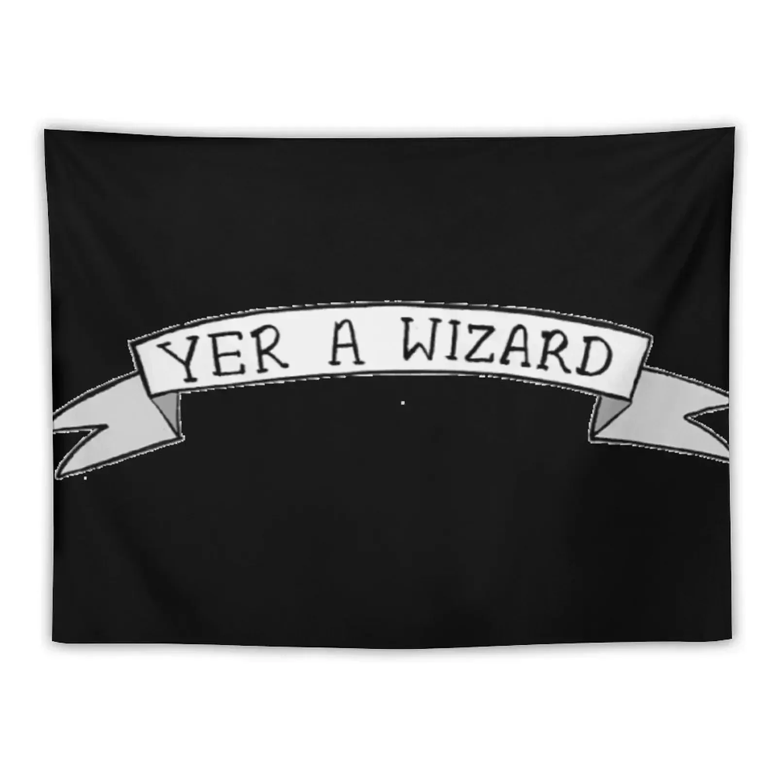 

Yer a Wizard banner Sticker Room Aesthetic Decor Home Decorating Bedroom Decoration Tapestry Bedroom Decoration Tapestry