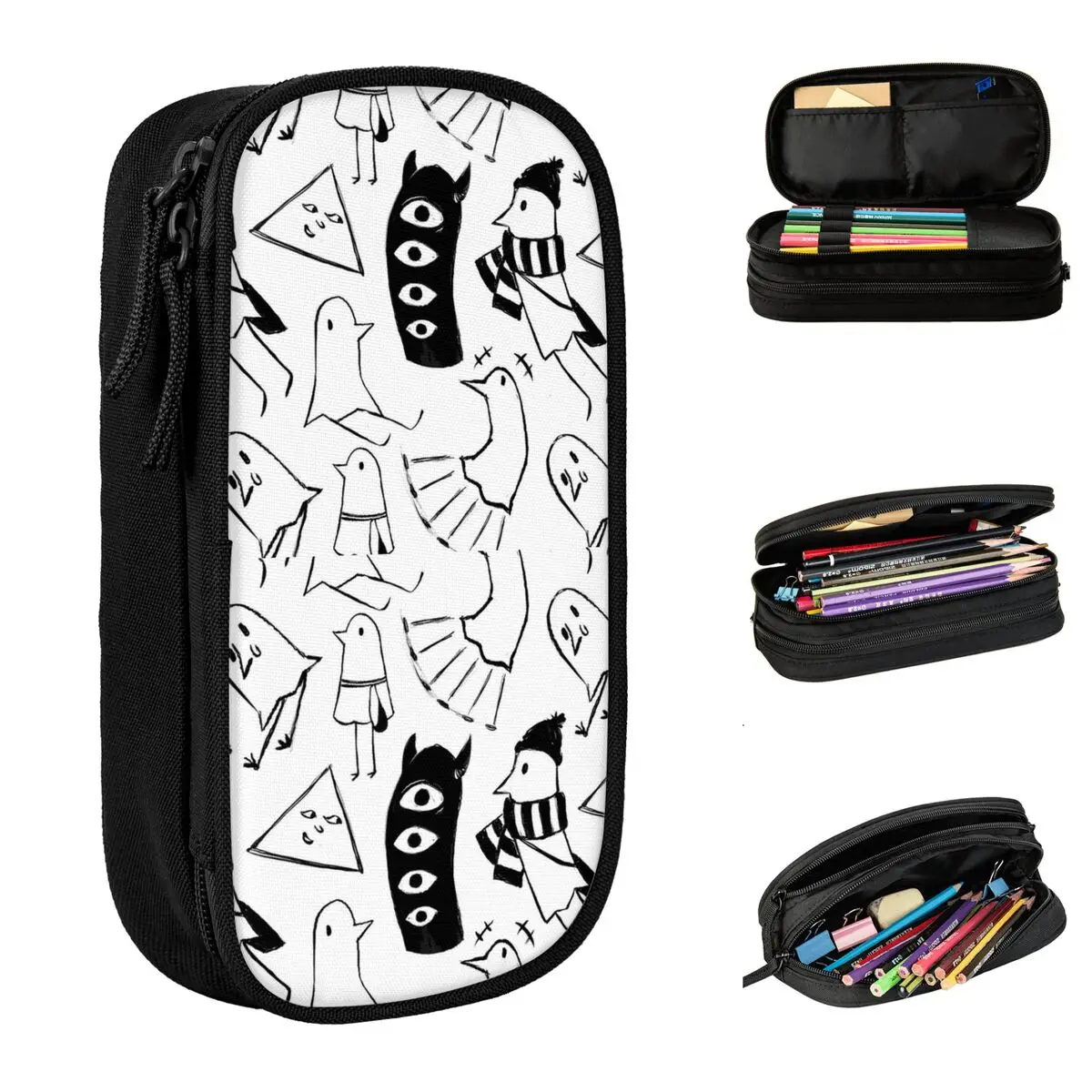 fun oyasumi japones manga lapis cases lapis goodnight pen box para estudante material escolar papelaria presentes 01