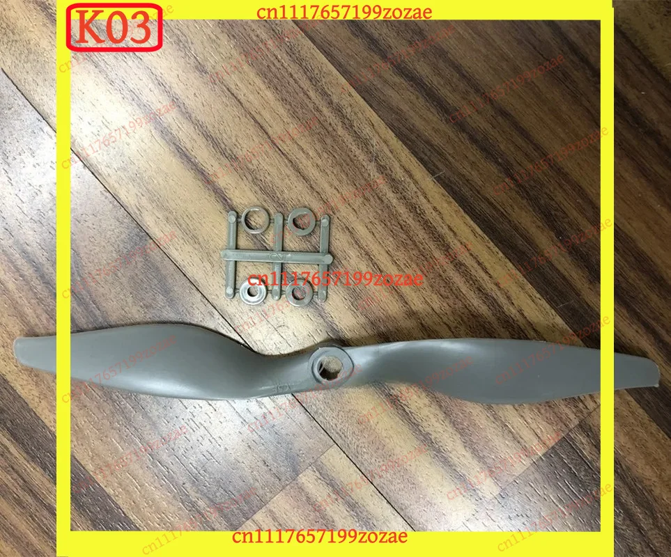K03 2Pcs Nylon Glass Fiber Electric Propeller 12x6-17x10 for RC Model, Replacement Parts