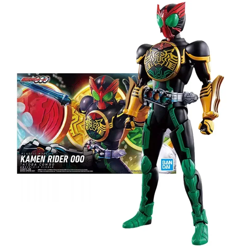 

Bandai Genuine Figure Kamen Rider OOO Model Kit Figure-rise Standard OOO Tatoba Combo Collection Model Action Figure Kids Toys