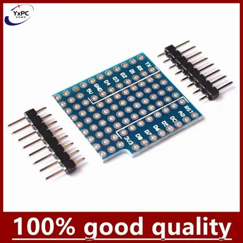 (1~5~10pcs) ProtoBoard Shield for WEMOS D1 mini double sided perf board Compatible