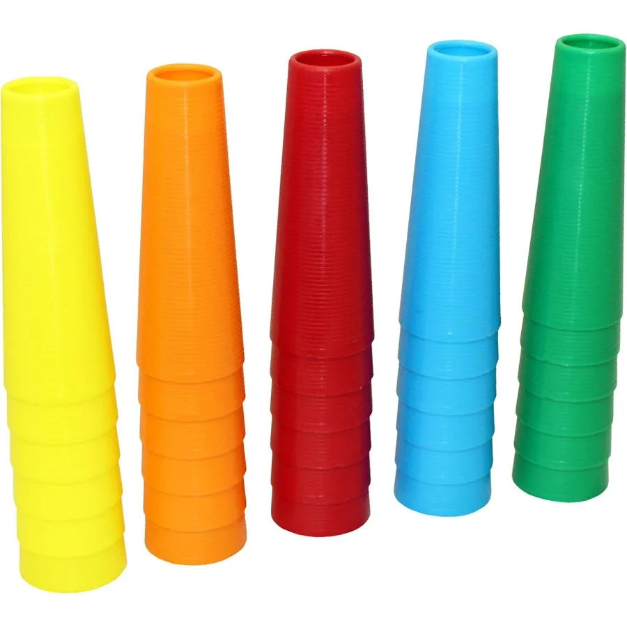 

Rehabilitation Advantage Large Stacking Hand Cones Set of 30