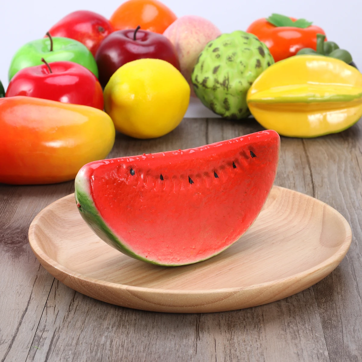 

Lifelike Foam Watermelon Fruit Props Photo Display Educational Decor Creative Gift For Home Office Wedding