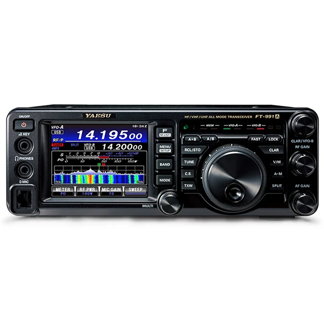 YAESU FT-991A kendaraan jarak jauh, penerima sinyal seluler FM pasang Radio CB, Talkie Walkie 50km