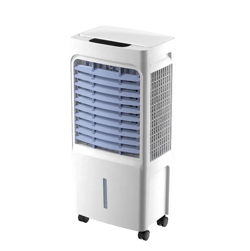 مروحة تكييف هواء جديدة محمولة بقدرة 120 وات تعمل بالتحكم عن بعد مع خزان مياه كبير قابل للفصل سعة 25 لتر، سهلة التنظيف بقابس أمريكي