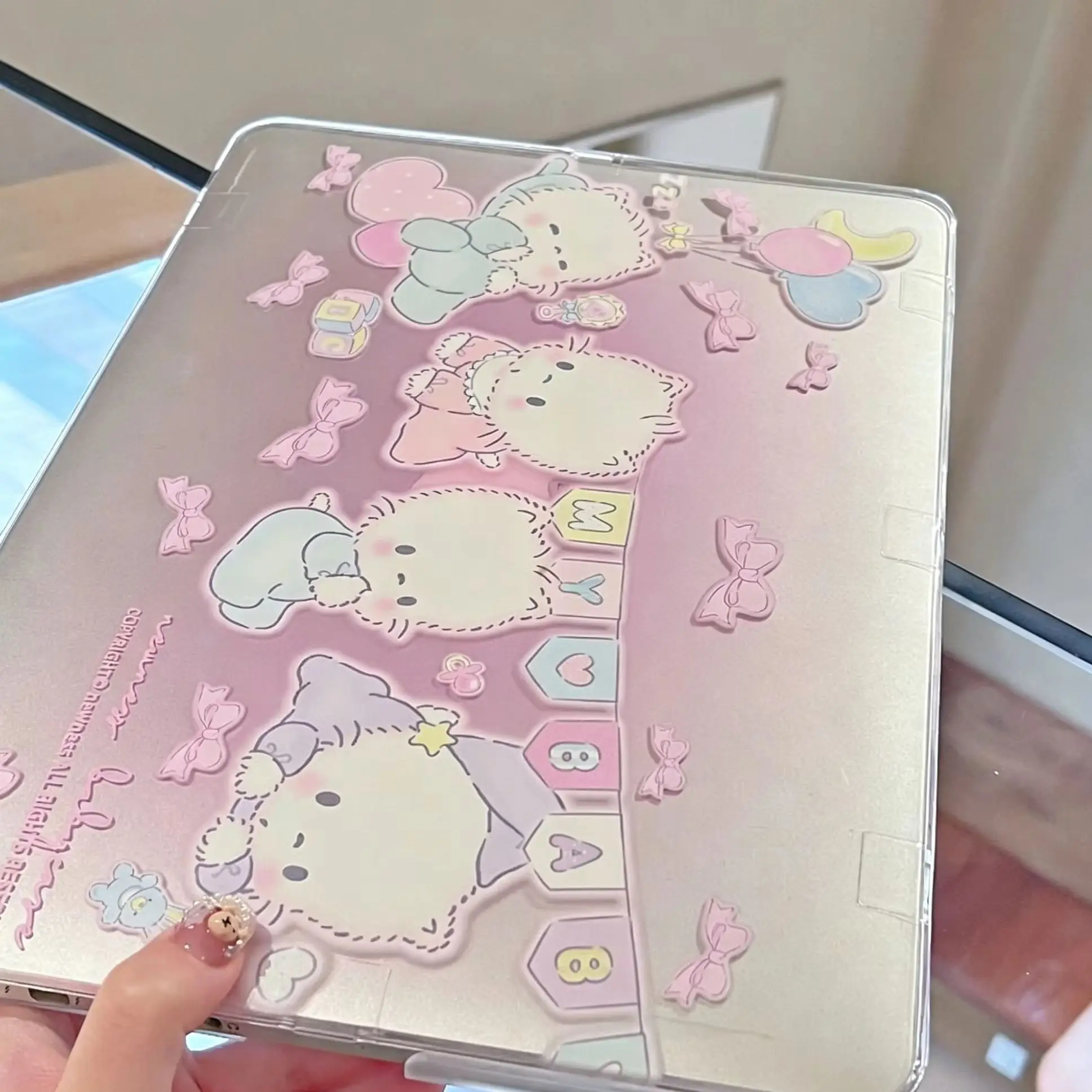 Baby Kitten Cat Crystal Laptop Case For Macbook Air 13.6 M4 NEO 15 M3 Hard Cover For Mac Book Pro 13 M1 M2 14 M4 M5 16 Cover