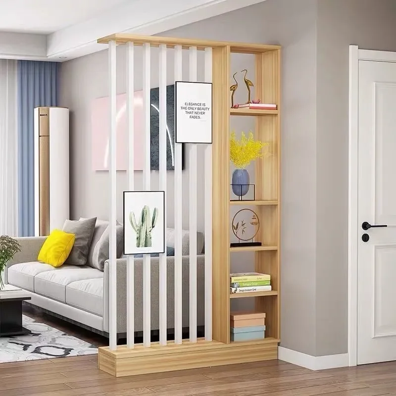 Simple Living Room Dining Room Partition Cabinet Entrance Screen Shelf for Kitchen Household Door Blocking Storage Organizer