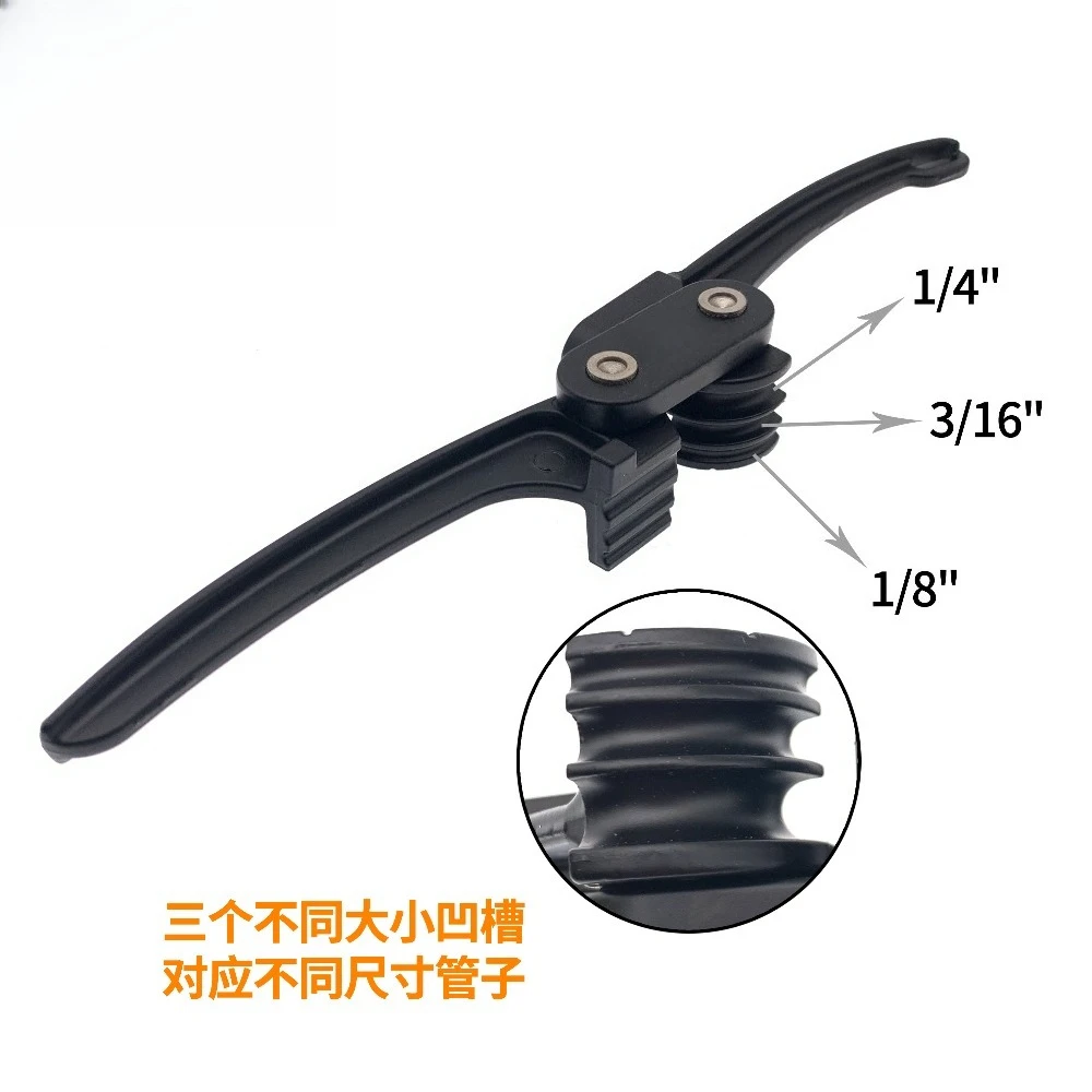 Portable Manual Bending Instrument Process Seamless Copper Stainless Aluminum Tube Of 1/8 3/16 1/4 Inch Dimension
