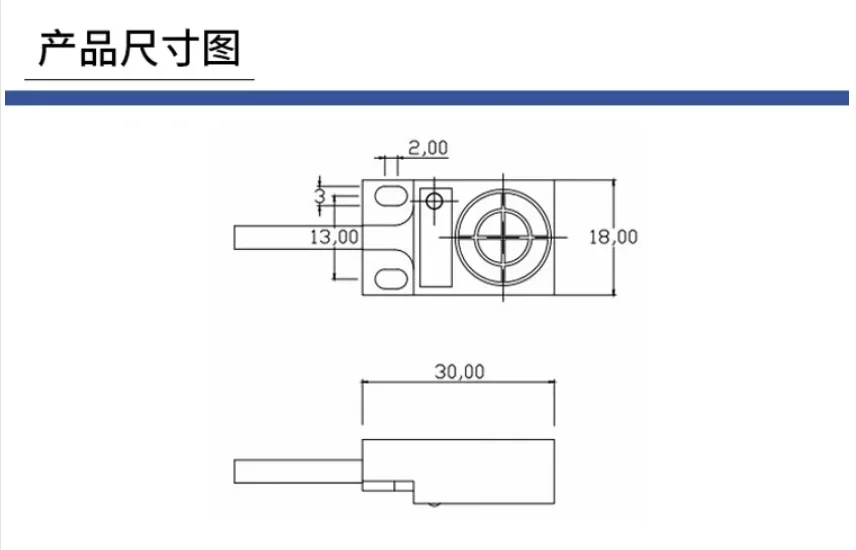 スクエアスイッチセンサー,SND05-N, SND04-N,npn,dcに近く,ノーマルオープン距離,5mm