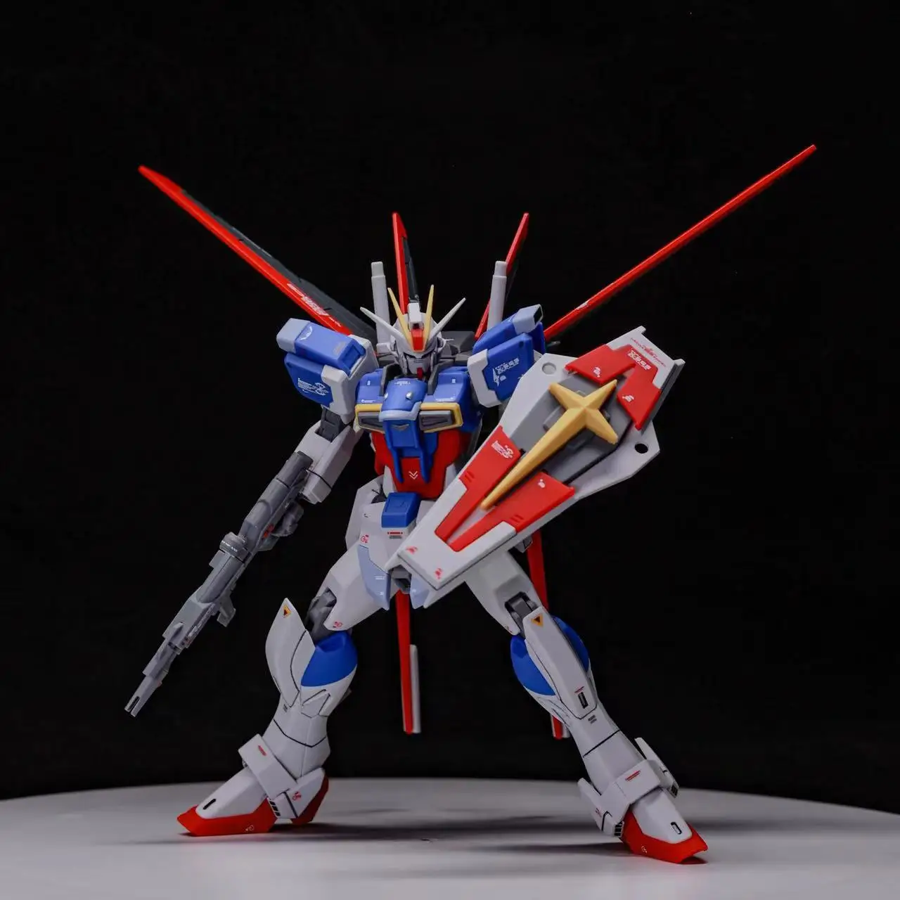 Bandai Star New Spot Anime Hgce 1/144 Power Pulse Gundam Air Combat Shadow New Edition Assembling Model Ornament Gift