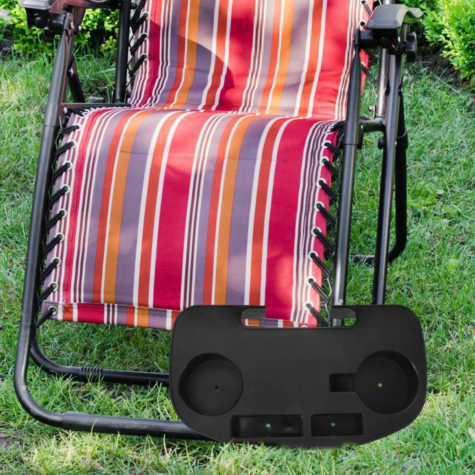 

1pcs Recliner Cup Holder Portable Chair Drink Holder for Beach Chairs Tray Outdoor Lounge Chair Accessories Durable Organizer