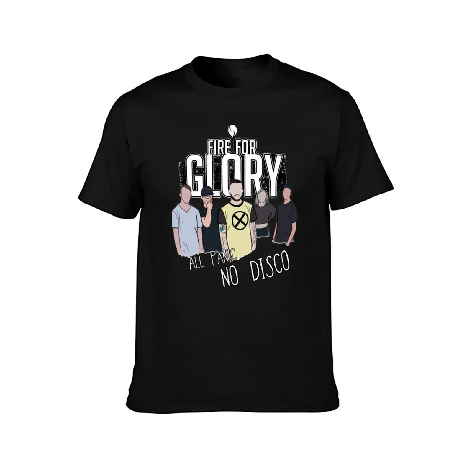 All Panic, No Disco T-Shirt Simple Trendy Casual T-Shirt