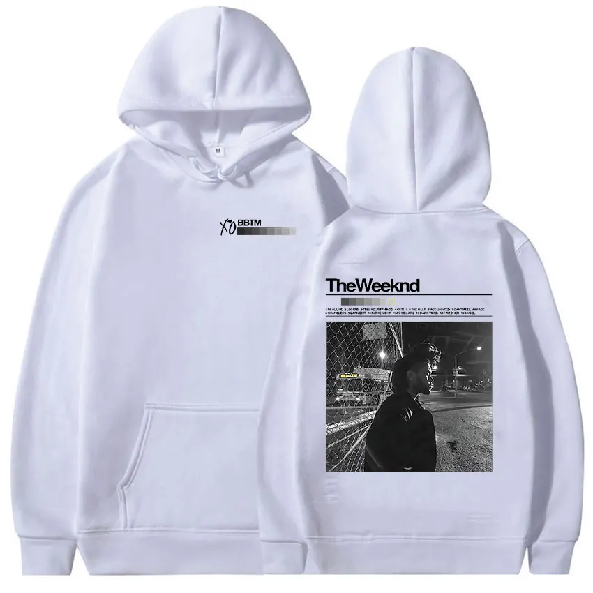 ألبوم The Weeknd XO المحدود 2025 Merch هوديي للرجال ملابس صوف فضفاضة كلاسيكية سترة هيب هوب كبيرة الحجم للخريف والشتاء