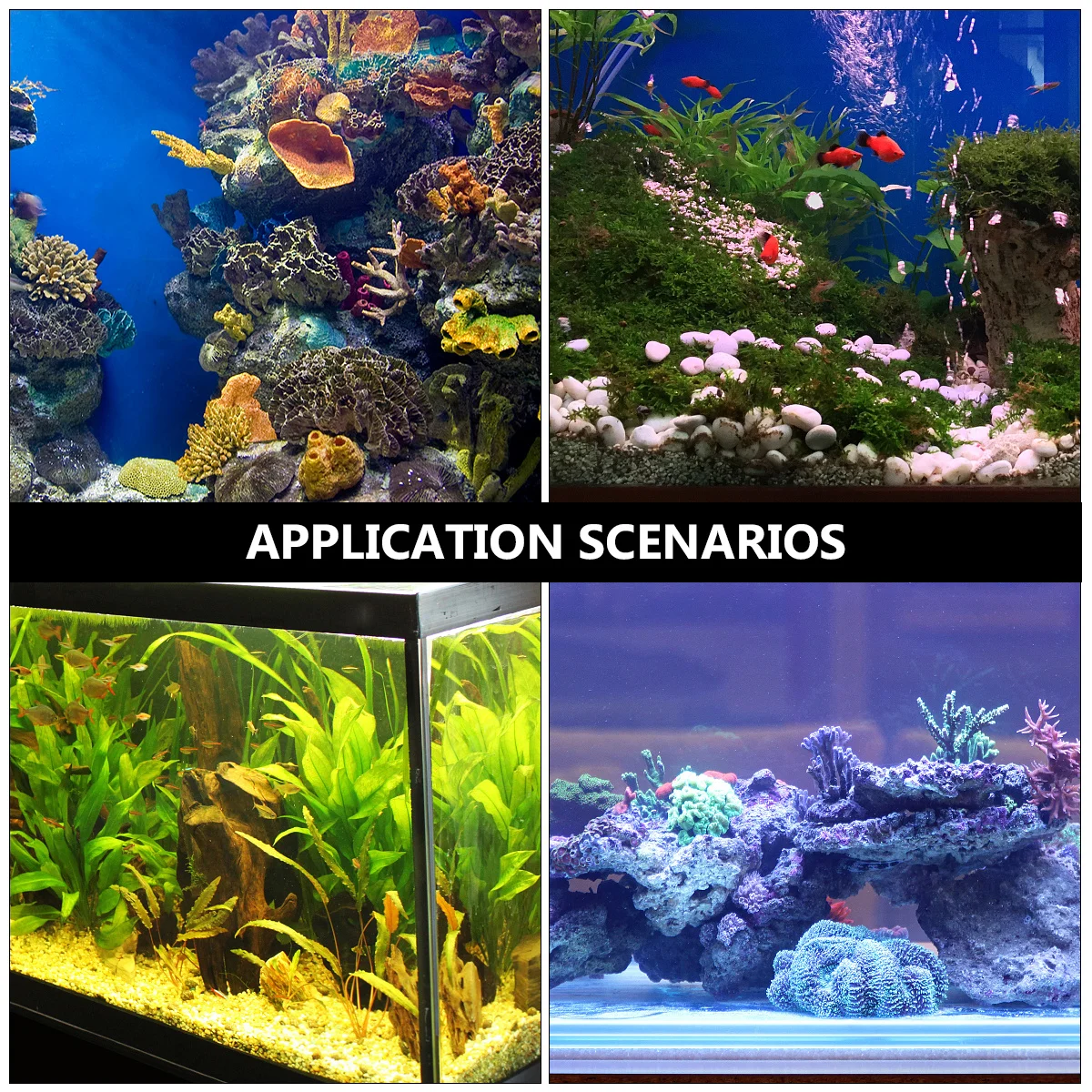 

70Pcs Glow in The Dark Pebbles Colored Aquarium Decorative Rocks Luminous Gravels for Garden Yard Fish Tank Decor