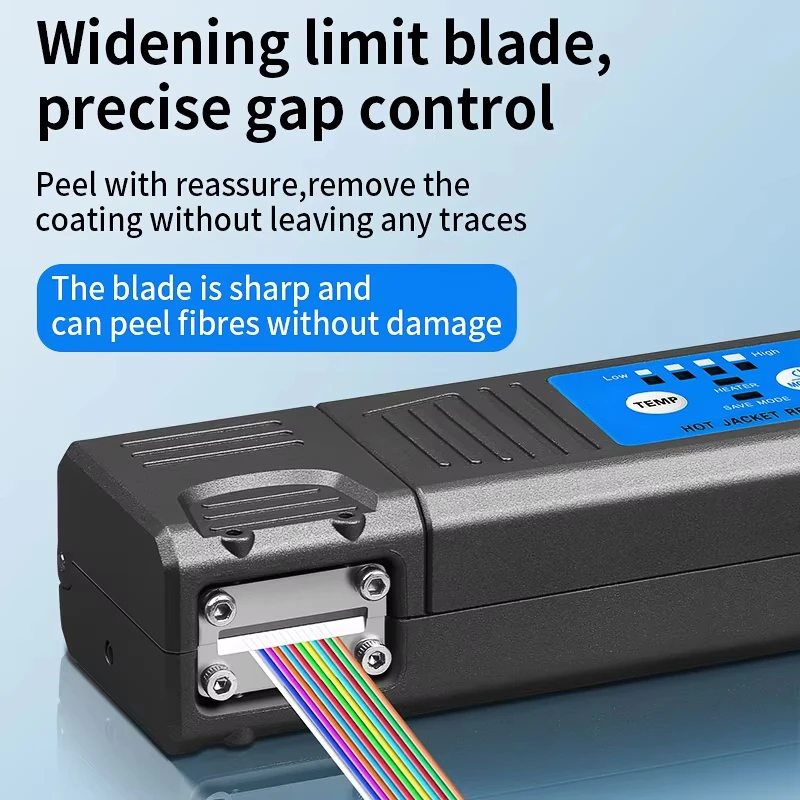 

AUA-M8 Heated Optical Fiber Stripper Pliers Thermal Wire Stripping Slitter Ribbon Cable Fusion Tool for Precision Cable Work