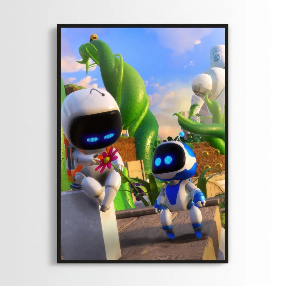 Game Astro Bot Poster Prints Wall Pictures Living Room Home Decoration