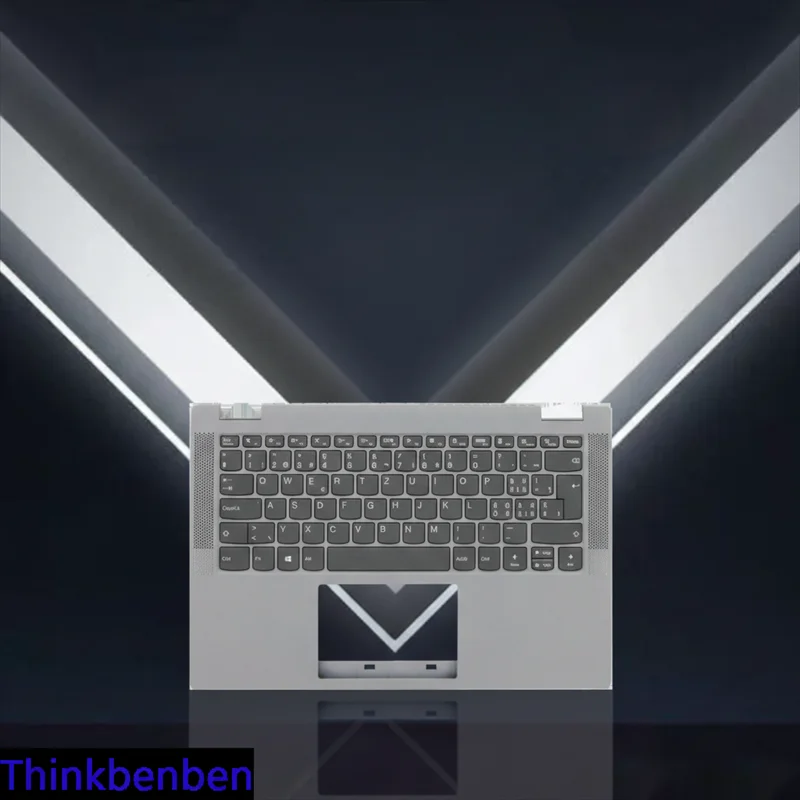 

CH Swiss Platinum Grey Keyboard Upper Case Palmrest Shell Cover For Lenovo Flex 5 14 14ALC05 14ARE05 14IIL05 14ITL05 5CB0Y85356