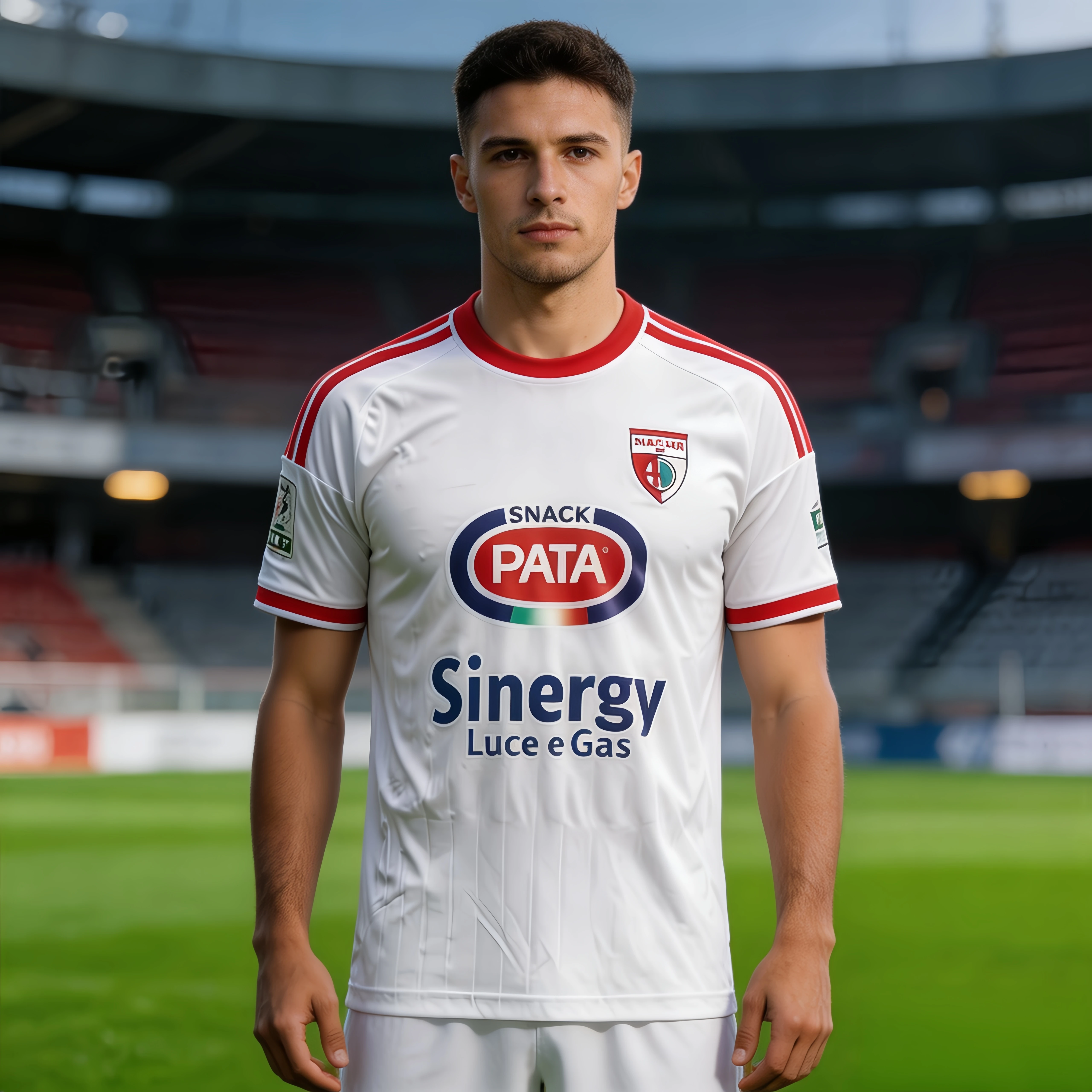 26 Herren Italien Mantova Fußballtrikot Kurzarm Erwachsene Fan-Version Spiel-Trainings-Sport-Fußballshirt – Detail 3