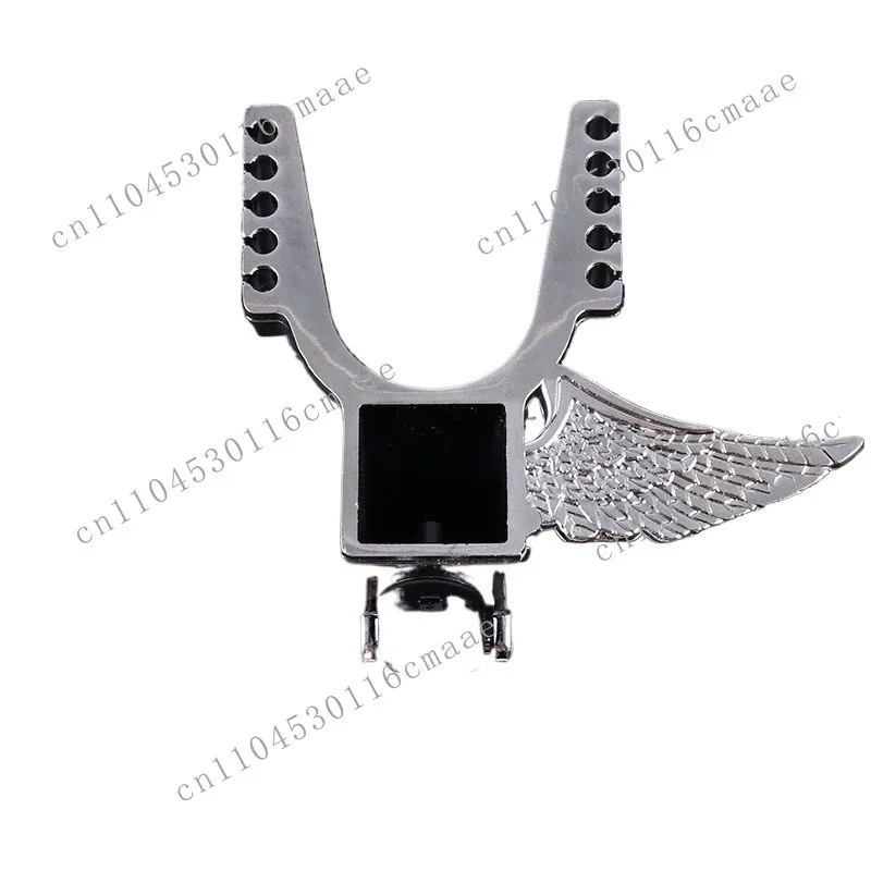 Ten-strand Band Slingshot Pedal Alloy Steel Fittings Sliding Solid Round Rubber  Device Arch Door Square Pipe Head Modification