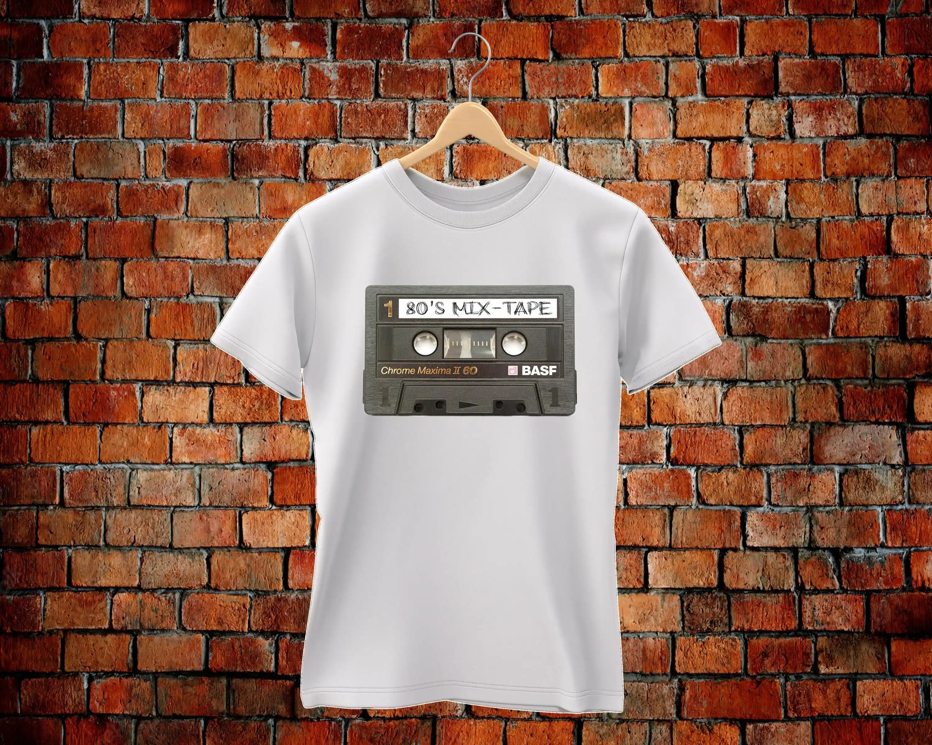 80'S Mixtape Retro Cassette Tape T Shirt