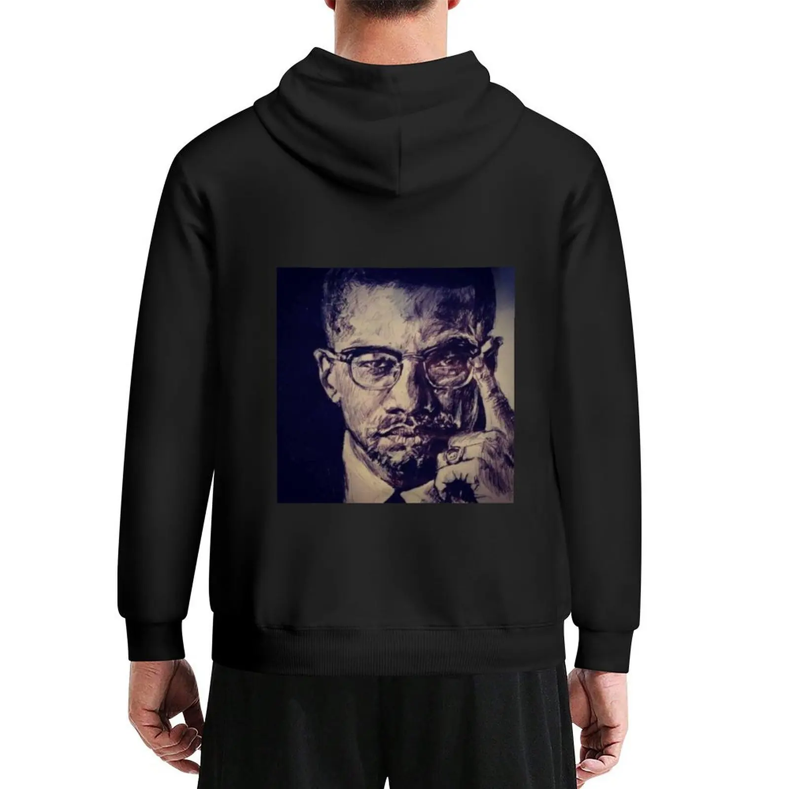 

Malcolm X Hoodie autumn clothes mens clothing men's sweat-shirt men's sweat-shirt set designer hoodies