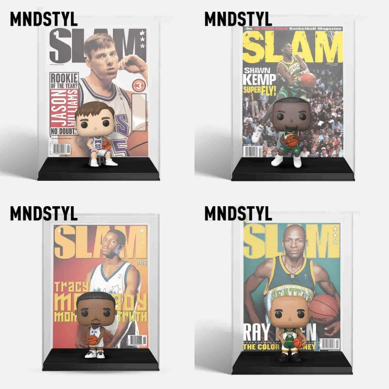 

Funko Pop Slam-Jasonwilliams Slam-Shawn Kemp Slam-Tracy Mcgrady Slam-Ray Allen Vinyl Figure model Collect Limited Edition Toy