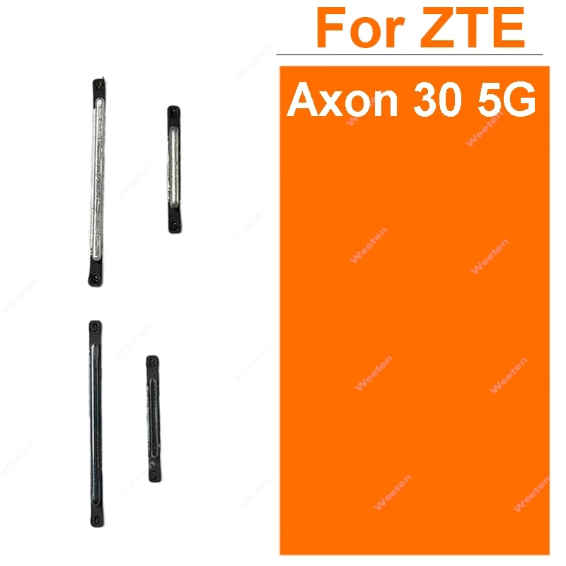 Anti-Break Side Buttons For ZTE Axon 30 5G A2322 A2322G Top Grade Accessory Reinforced Button Base Phone Repair Parts
