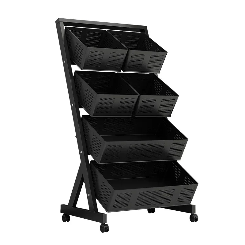 Multi-layer shelves, kitchen supplies storage racks, household bedroom snack storage racks