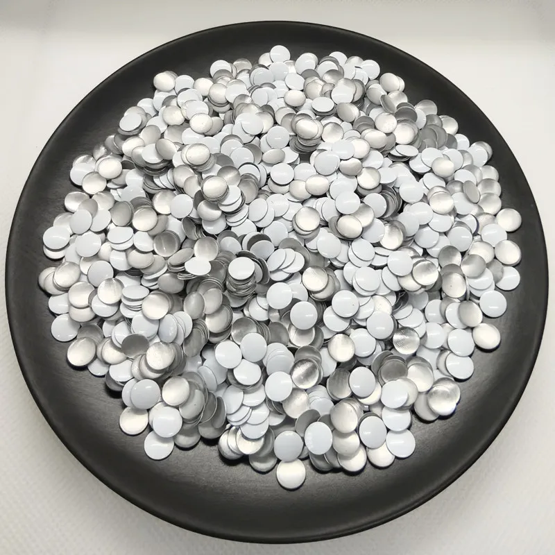 Round Punk Spike Studs Flatback 2MM,3MM,4MM,7MM Porcelain White Hot-Fix Studs Clothing 144Pieces/lot DIY Glitter