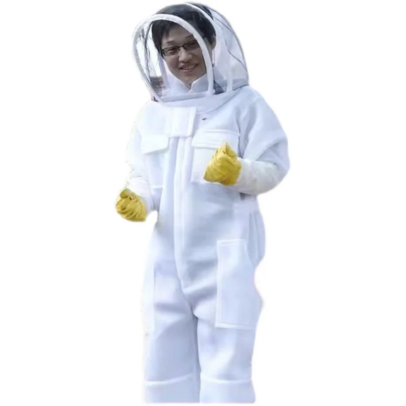 Full set of breathable bee protective clothing, one piece beekeeping protective clothing for both men and women