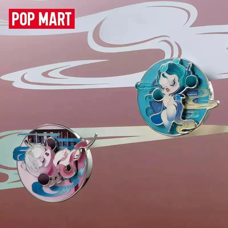 

Pop Mart Skullpanda The Mirage Series-Car Aromatherapy Trendy Blind Box Mystery Box Cute Guess Bag Toys Desktop Decor