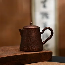 Small copper teapot kettle for boiling water Excluding cups
