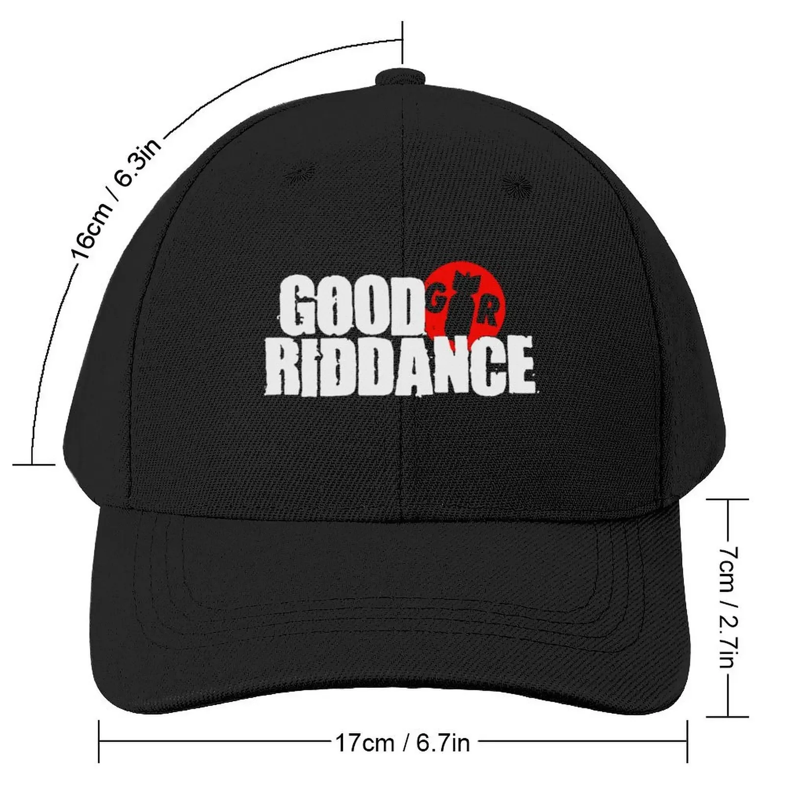 Goede Riddance Band Logo Essentiële T-Shirt Baseballpet Vismuts Schattige Thermisch Vizier Heren Caps Dames