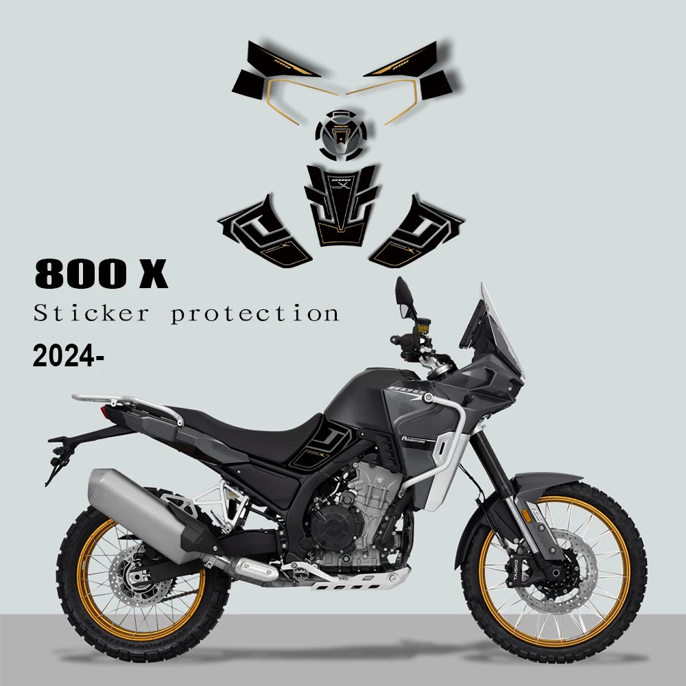 

3D-накладка на бак из гелевой смолы, совместимая с Kove 800X 2024-2026