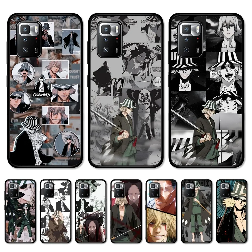 Kisuke Урахара отбеливатель телефон с аниме фотографией 5 A 6 7 8 Pro T 9 Pro 9S 10 Pro 11 Pro 11S 11Epro PocoM3pro