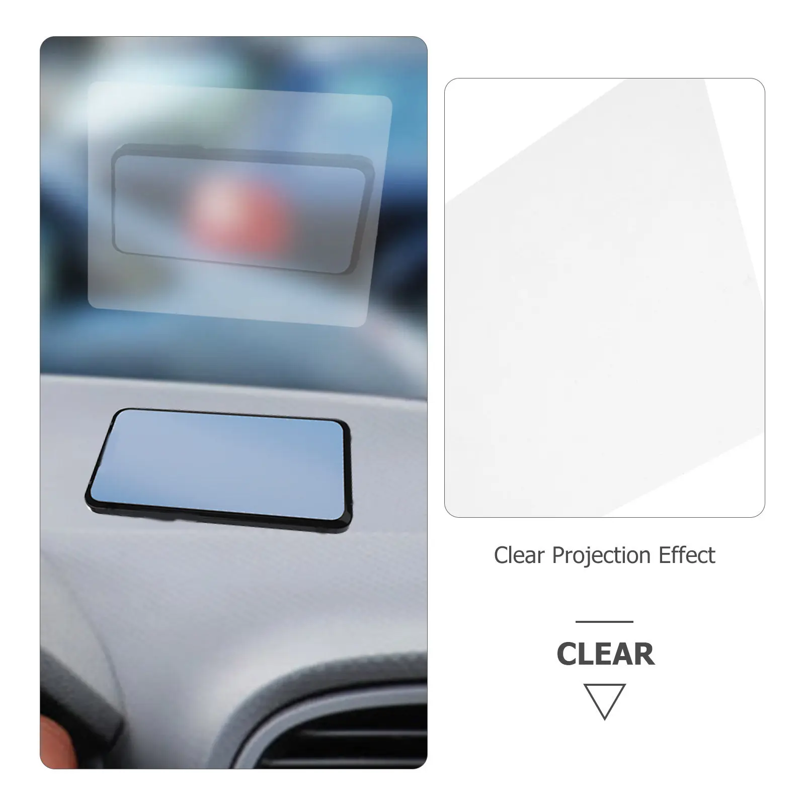 Navigation Reflective Film for Car Windscreen High Definition Display Screen Rainproof Anti Glare Protective Film