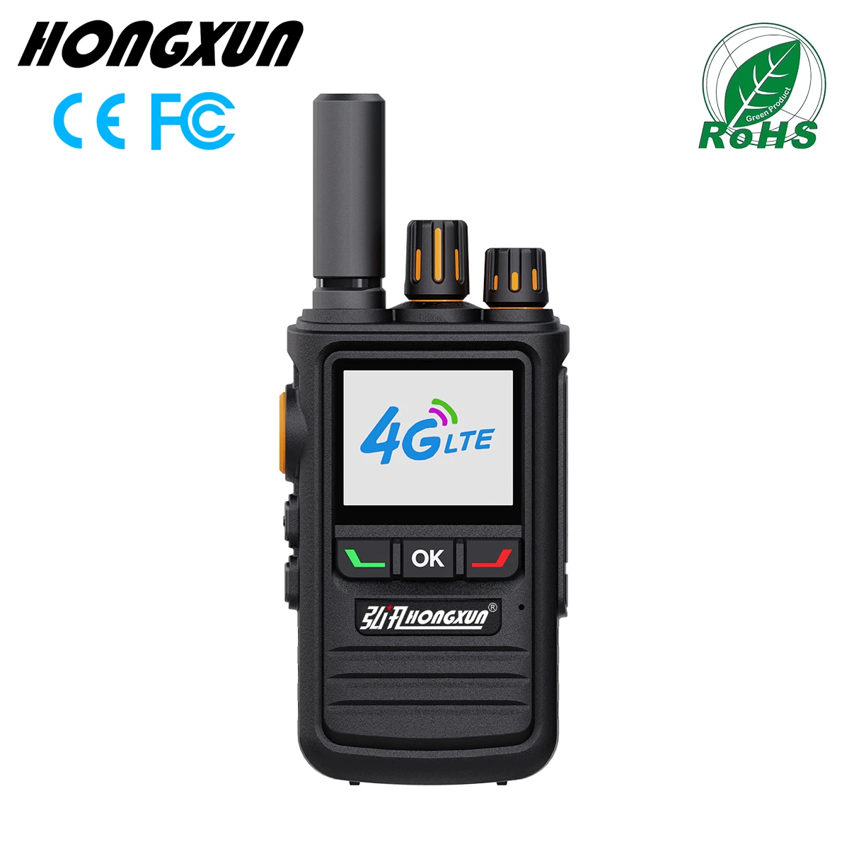HONGXUN T280 Portable POC Walkie Talkie 4G CAT1.0 Dual SIM 5000KM Long Range High Call Quality Radio OEM/ODM Supported