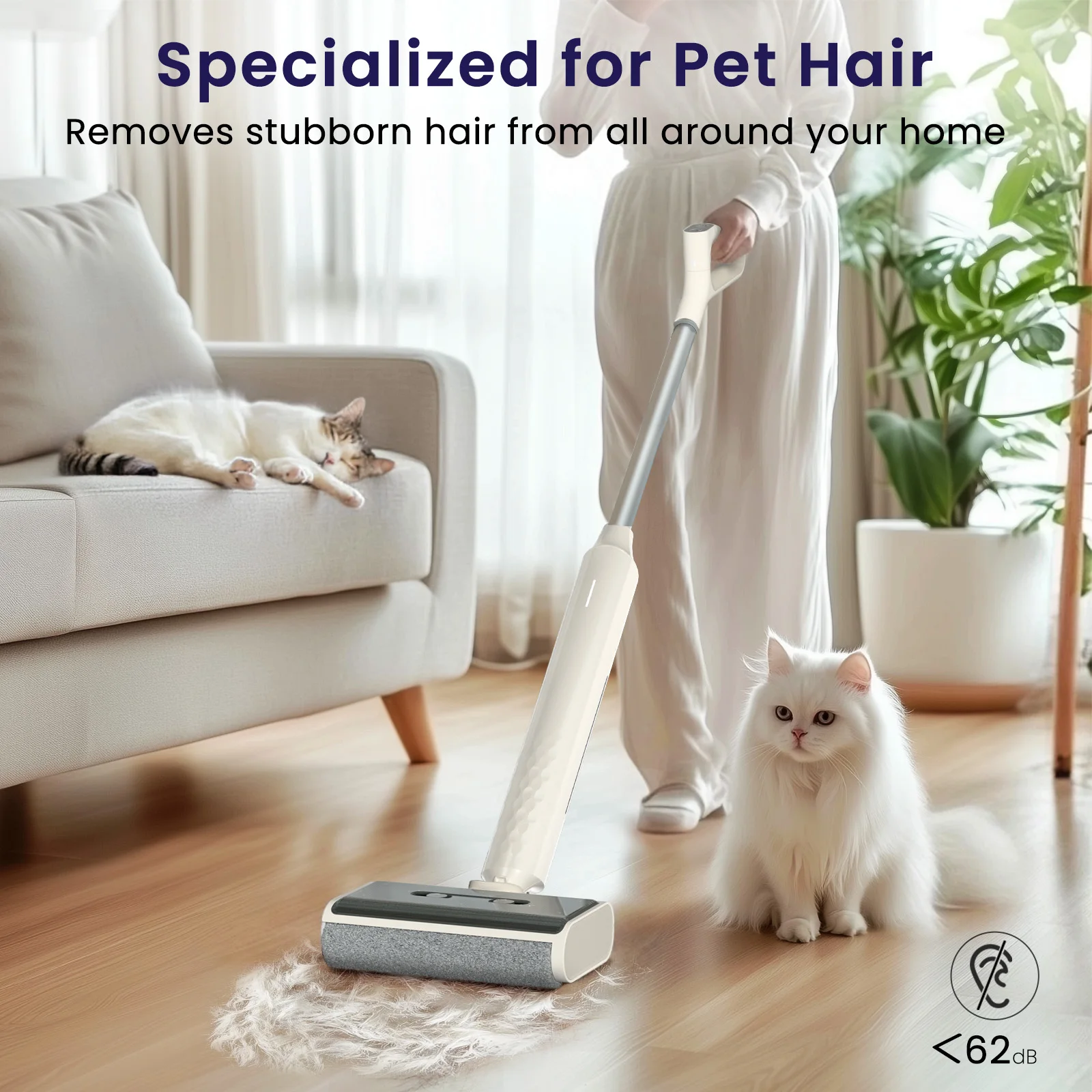 Lavaggio intelligente asciutto e bagnato senza fili Lefant LS100, autopulente con un solo tocco