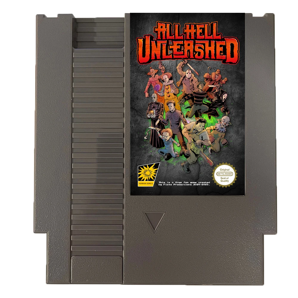 All Hell Unleashed - A Brand NEW NES Game Cartridge NTSC/PAL Version 72 Pin Video Game Card For Nintendo NES Console | ENG