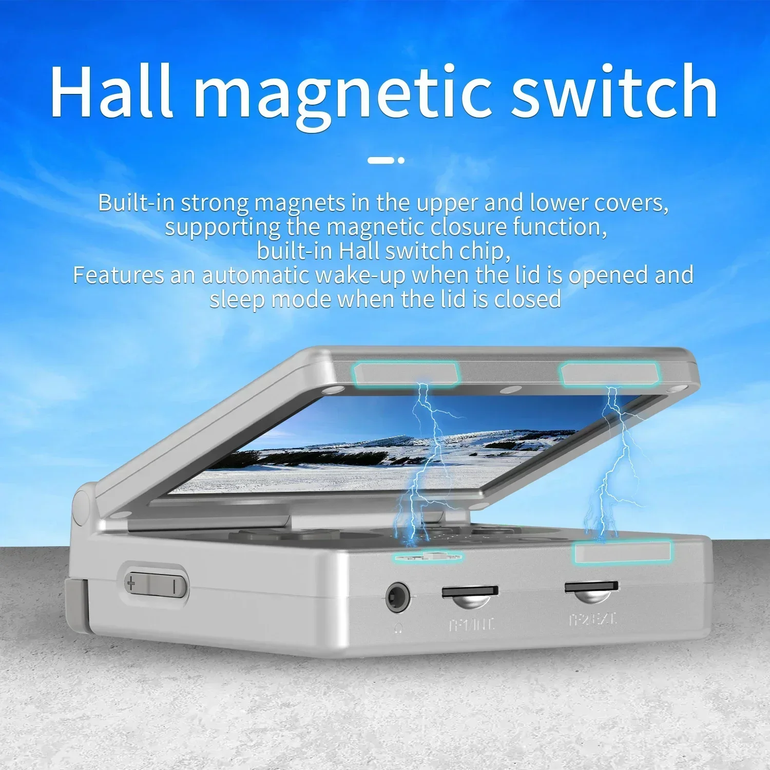 ANBERNIC RG35XXSP Flip Handheld Game Consoles 3.5-inch IPS 640*480 Screen WIFI Video Game Consoles Linux 256G PSP 300+Games