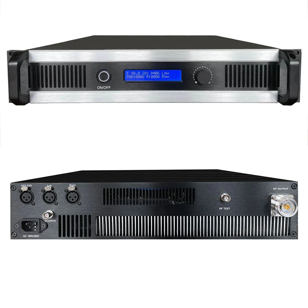 

Innovative 1KW wireless FM Stereo Transmitter for professional Radio Station